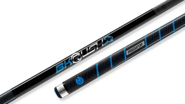 Predator Black, Gold, Blue and Pink BK Rush Break Cue - Sport Grip