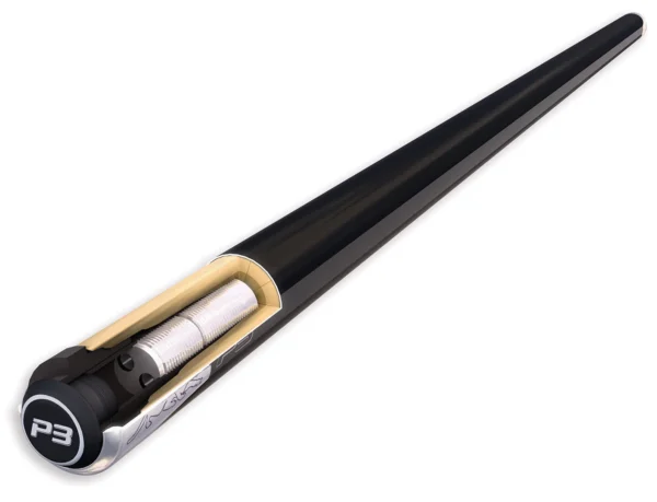 Predator Black P3 Pool Cue with No Wrap - Image 3