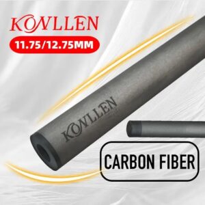 KONLLEN Carbon Fiber Pool Cue Stick Professional Cues Full Carbon Technology Low Deflection Billiard Cue Stick,12.5mm,147cm