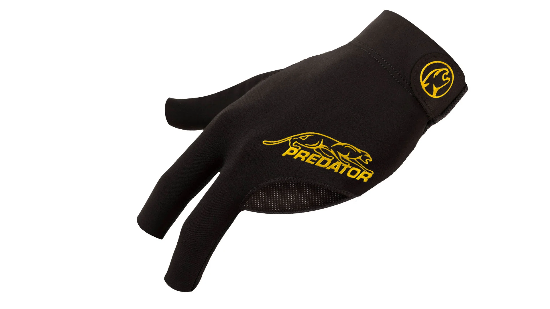 Predator Second Skin Black/Yellow Billiard Glove - Left Hand